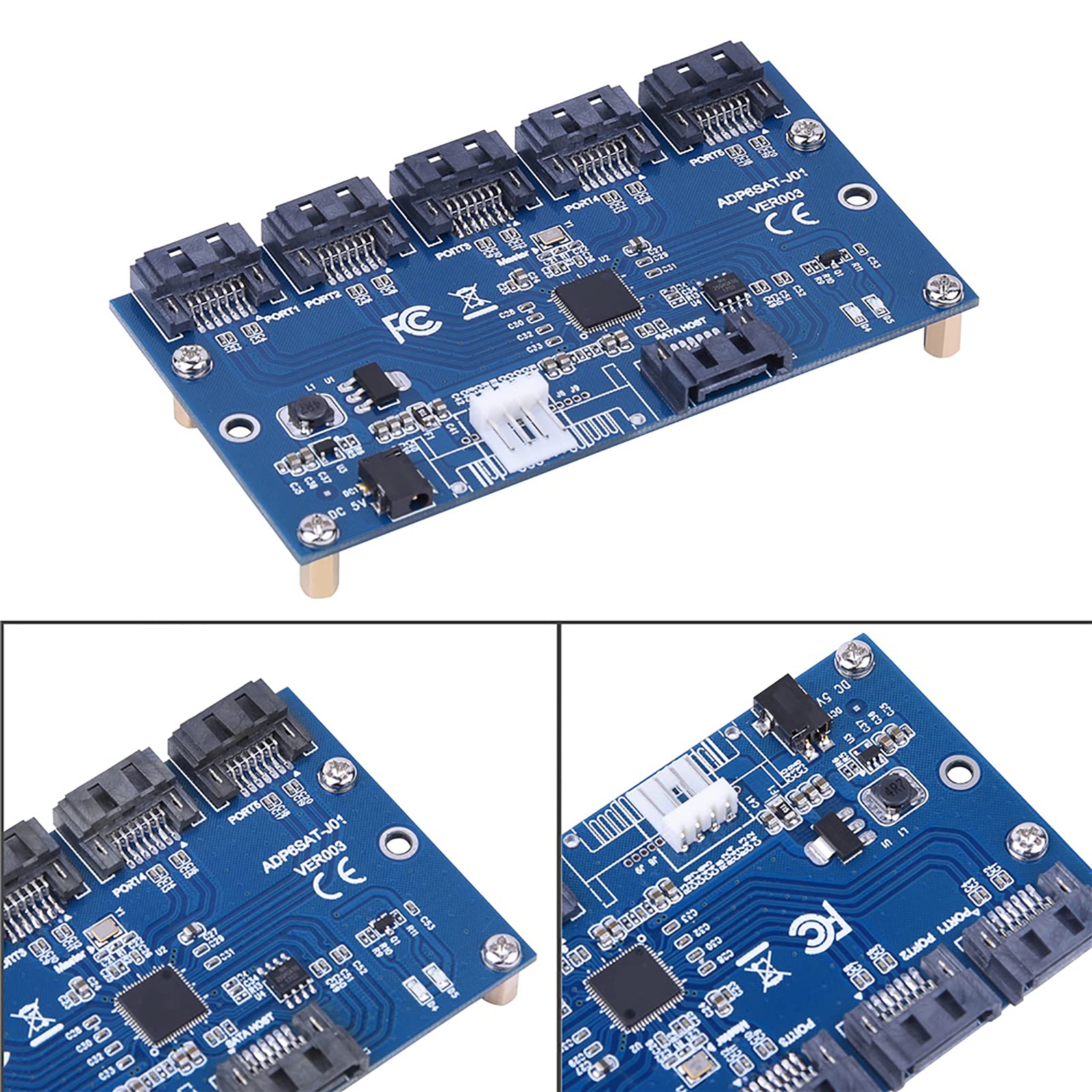 Amazon.com: Port Multiplier, High Speed 1 to 5 Port Converter Card